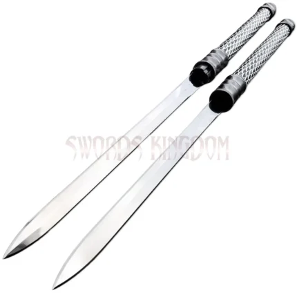 Dual blade twin concealed combat swords