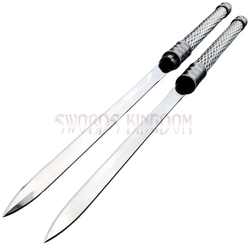 Dual blade twin concealed combat swords