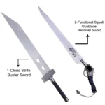 Buster Sword of Cloud Strife & Functional Squall Gunblade