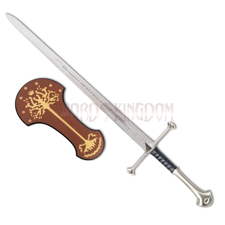 Anduril Sword of Aragorn With Free Scabbard and Wall Plaque