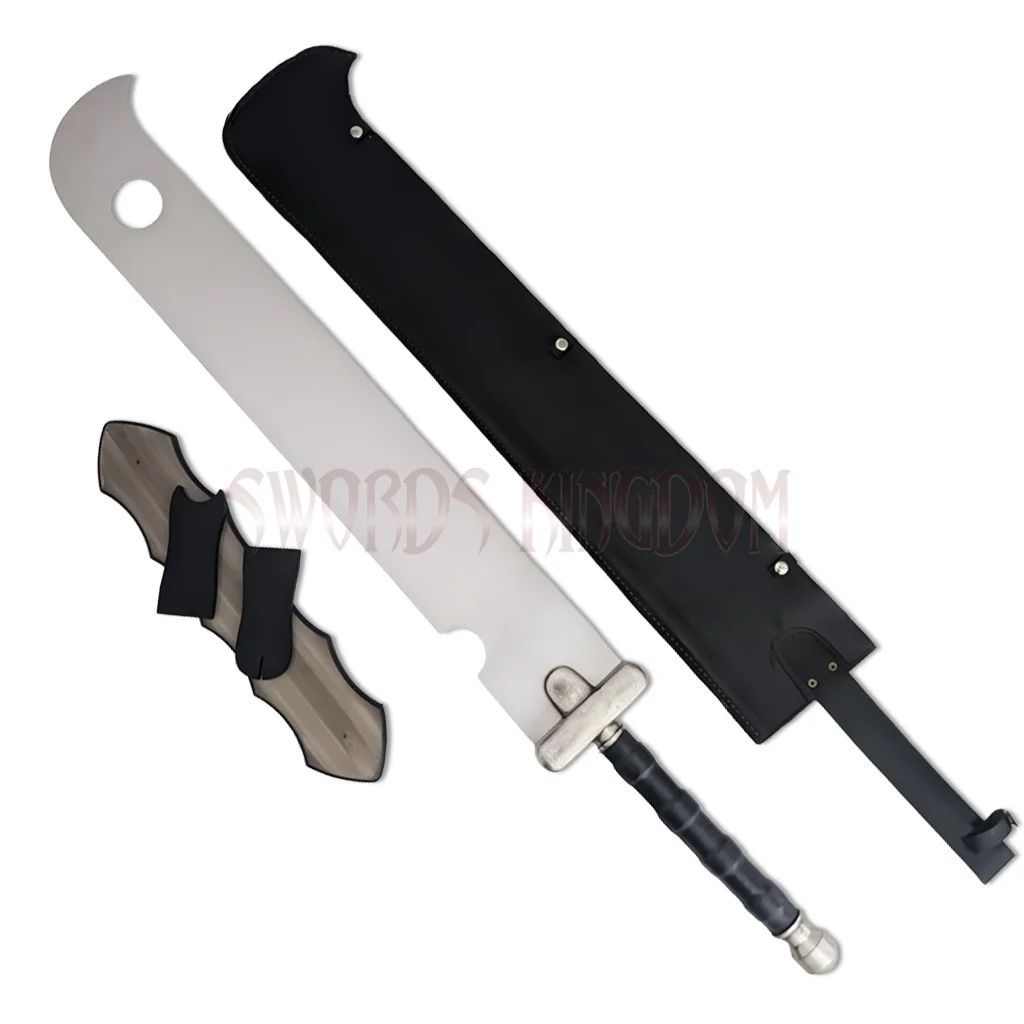 Anime Inspired Zanbatou Slayer Sword with sheath and wall display plaque Anime Inspired Zanbatou Slayer Sword