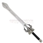 Full view of the Auron Beast Master Masamune Sword replica with engraved stainless steel blade and decorative fantasy hilt.
