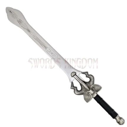 Full view of the Auron Beast Master Masamune Sword replica with engraved stainless steel blade and decorative fantasy hilt.