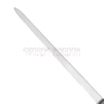 Close-up of the Daywalker Replica Sword polished stainless steel blade showcasing its sleek fantasy-inspired design.