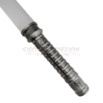 Close-up of the Daywalker Replica Sword metal handle with engraved details and textured grip for an authentic display finish.