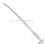 Close-up of the Sode no Shirayuki Anime Sword blade showcasing its elegant curved design and polished finish.