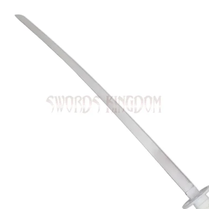 Close-up of the Sode no Shirayuki Anime Sword blade showcasing its elegant curved design and polished finish.