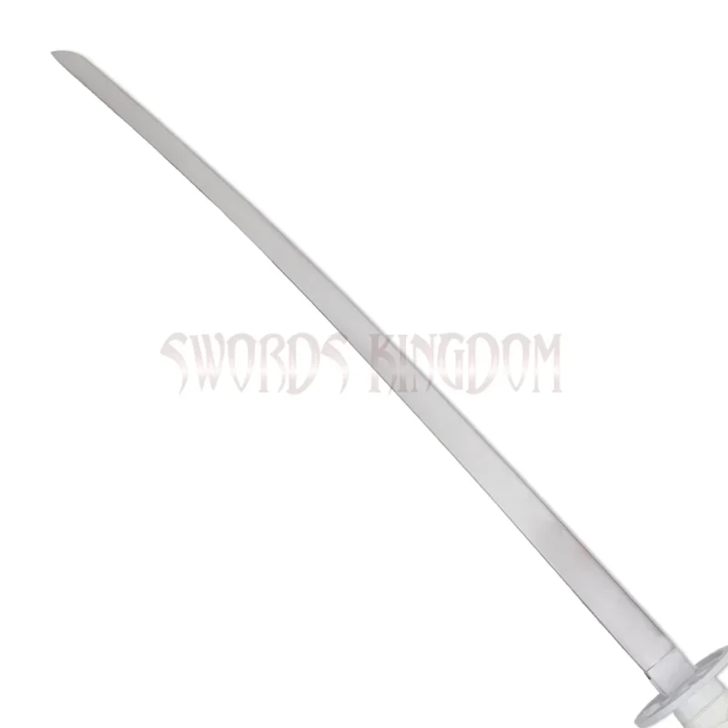 Close-up of the Sode no Shirayuki Anime Sword blade showcasing its elegant curved design and polished finish.