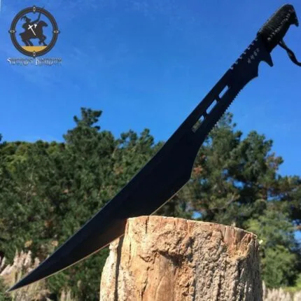 Zombie Killer Katana Black Ninja Full Tang Sword