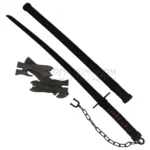 Black Katana Sword 38 Inches Anime Inspired
