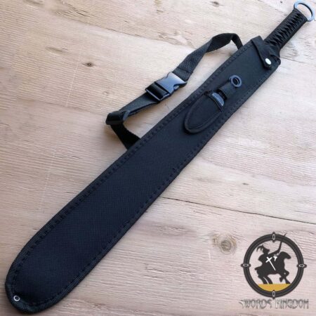 Black Ninja Sword Tactical Blade Katana Throwing Knife Full Tang
