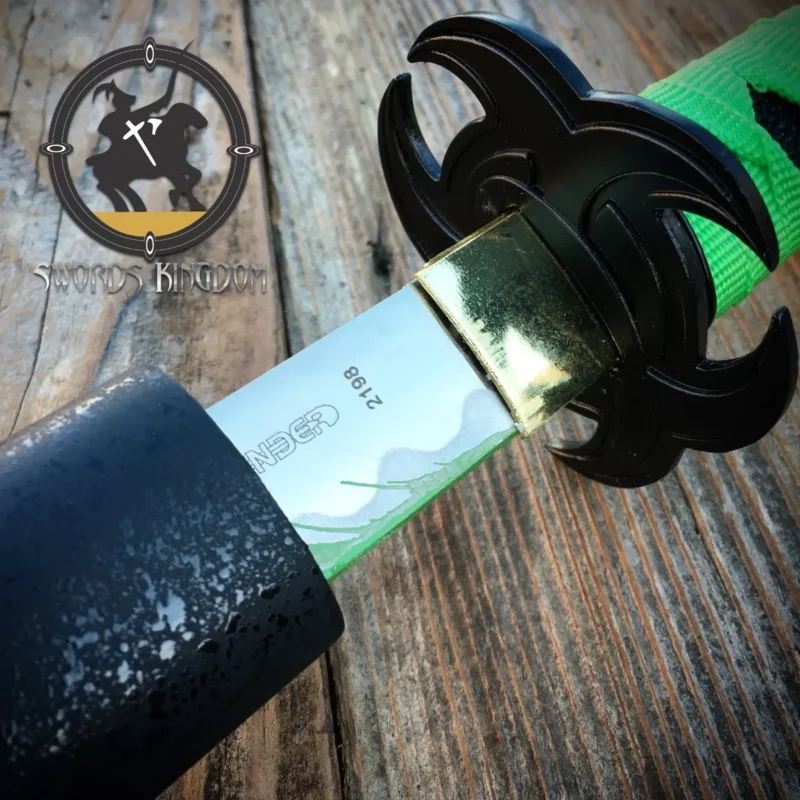 Carbon Steel Dead Zombie Hunter Green Katana