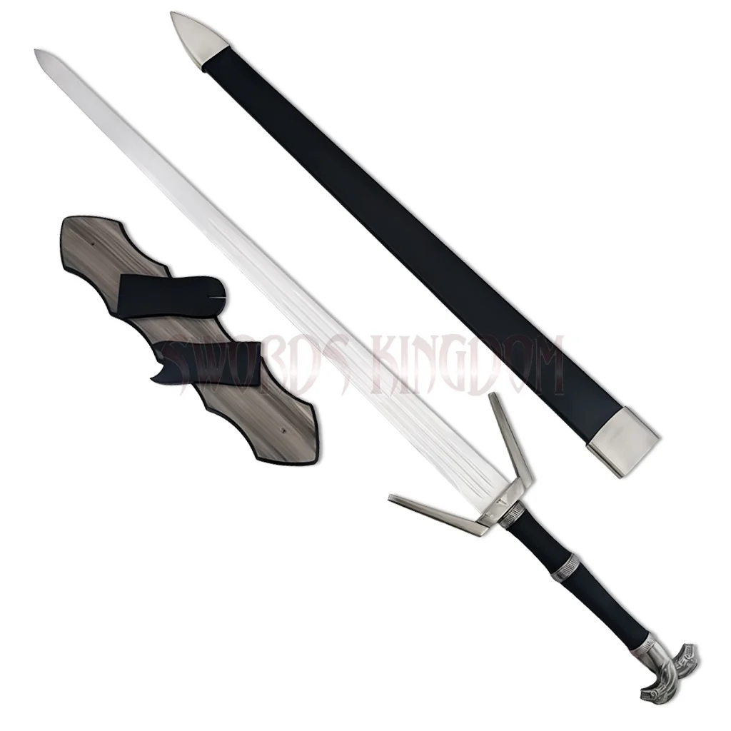 Sword of Geralt of Rivia from The Witcher 3 Limited Edition with Scabbard and Wall Display Mount Sword of Geralt of Rivia from The Witcher 3 Limited Edition