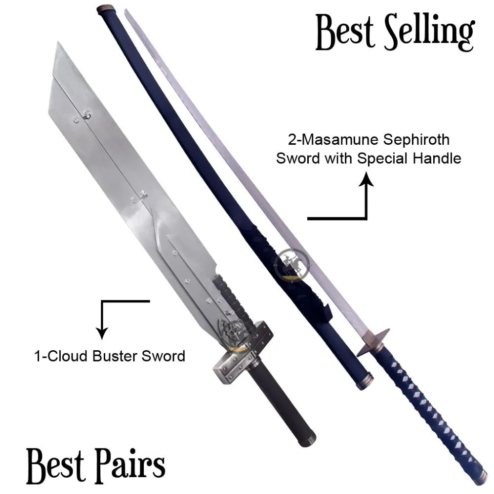 Cloud Buster Sword & Masamune Sephiroth's Sword - SwordsKingdom