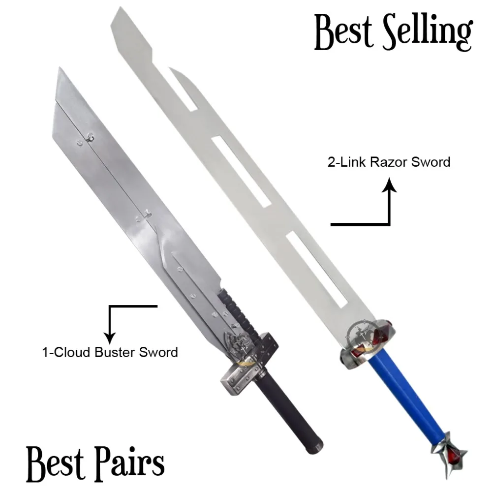 クラウドのバスターソード/Cloud's Buster Sword　4種セット Amazon.com : Sword Valley Buster Sword, Cloud Strife Steel