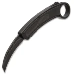OTF Karambit Knife Stainless Steel Blade Stonewashed Finish