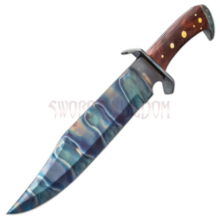 Timber Rattler Gunslinger Bowie Knife with Sheath