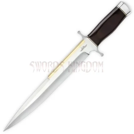 Gil Hibben Old West Toothpick Bowie knife with leather sheath