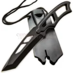 Tanto Neck Knife with lanyard and protective sheath