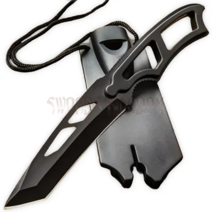 Tanto Neck Knife with lanyard and protective sheath