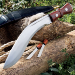 Genuine Gurkha Kukri With Traditional Accessory Knives And Leather Sheath