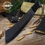 Gil Hibben Iv Machete Knife With Leather Sheath