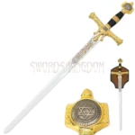 Legends in Steel King Solomon sword with free wall mount