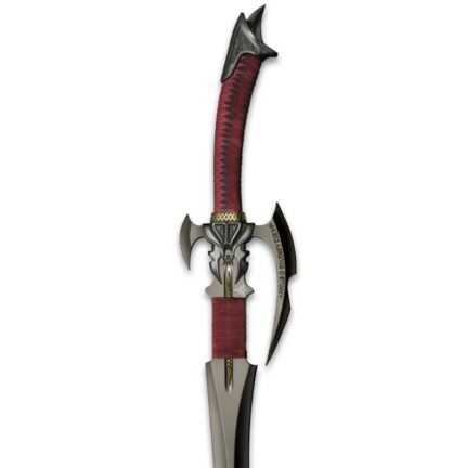 Kit Rae Avoloch Sword of Enetha Dark Edition - Stainless Steel Blades, Leather-Wrapped Handle