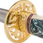 Highlander Dragon katana with closed mouth design