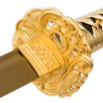 Shinwa Golden Knight katana replica with detailed styling