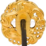 Shinwa Golden Knight samurai katana with elegant design