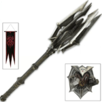 Sauron's Mace And The One Ring - Lotr Replica Red Eye Edition