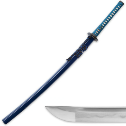 Musashi Midnight Warrior Katana Clay Tempered Folded Carbon Steel