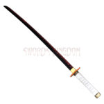Demon Slayer Rengoku Kyojuro Japanese Samurai Nichirin Sword - Image 2