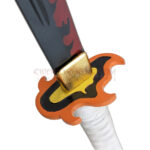 Demon Slayer Rengoku Kyojuro Japanese Samurai Nichirin Sword - Image 5