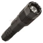 Stun Gun with integrated flashlight and protective holster