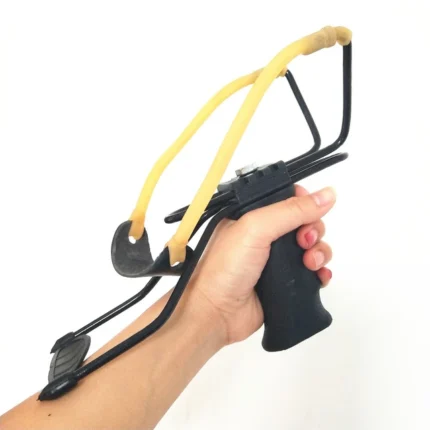 Slingshot Black Handle Rubber Band