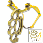 Knuckle Buster Sling Shot - Heavy-Duty Metal