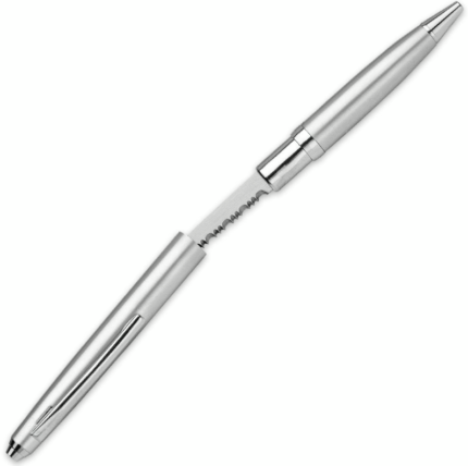 Silver Serrated Ink Pen Knife