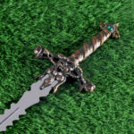 Gold and Ruby Merlin Sword