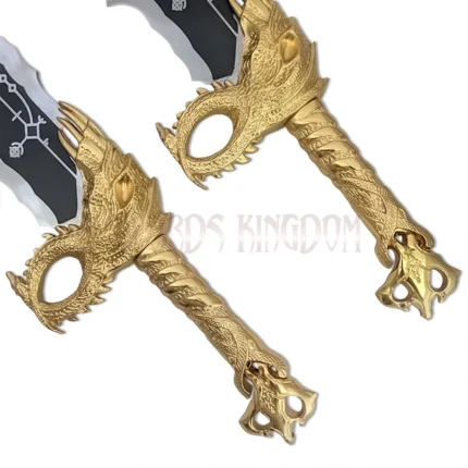 God of War Blades of Chaos Gold Finished