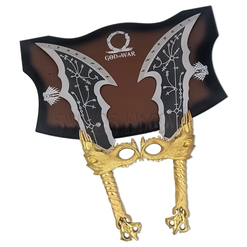 God of War Blades of Chaos Gold Finished