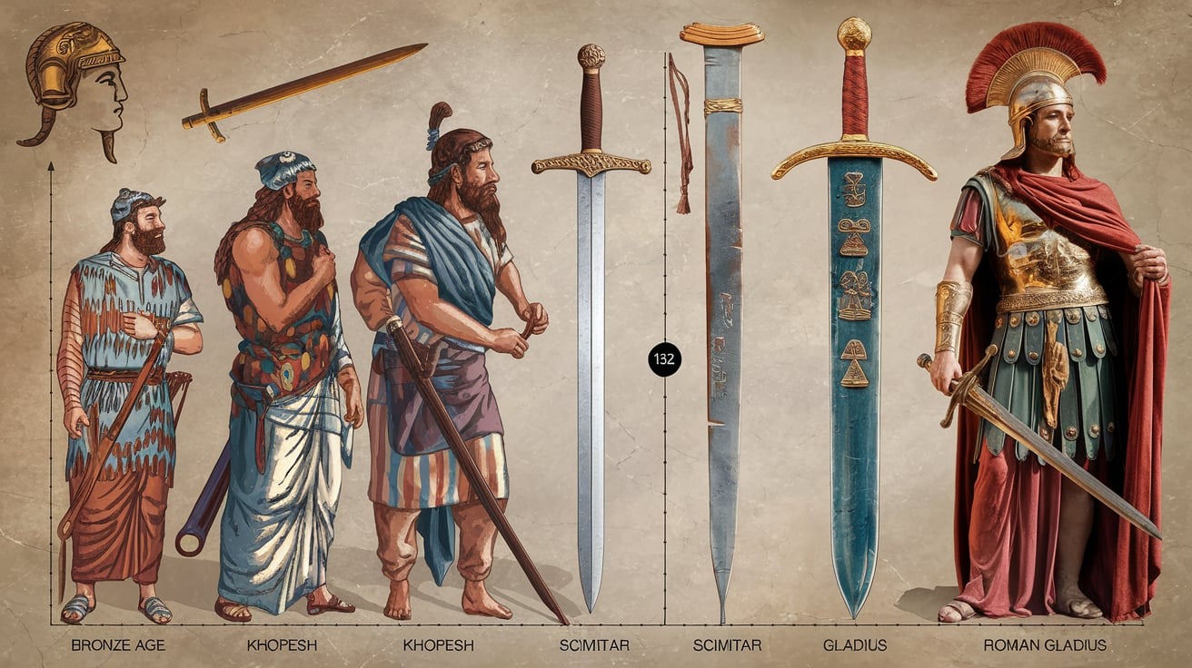 The Evolution of the Sword in Ancient Civilizations
