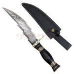 DAMASCUS HUNTING KNIFE, Custom Damascus knife, Hand forged, Damascus steel knife