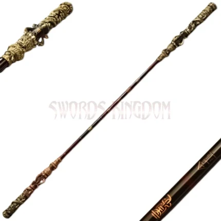 Full metal Ruyi Jingu Bang staff of Sun Wukong from Black Myth Wukong