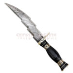 DAMASCUS HUNTING KNIFE, Custom Damascus knife, Hand forged, Damascus steel knife - Image 4