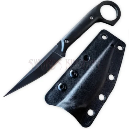 Serpent Stonewash fixed blade knife