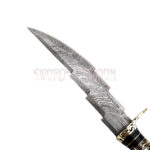 DAMASCUS HUNTING KNIFE, Custom Damascus knife, Hand forged, Damascus steel knife - Image 2