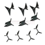 10 Piece Tashibishi Ninja Caltrops set displayed together from different angles.