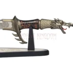 24″ Fantasy Dragon Kris Blade Knife Sword Machete Saber Dagger w Display Stand